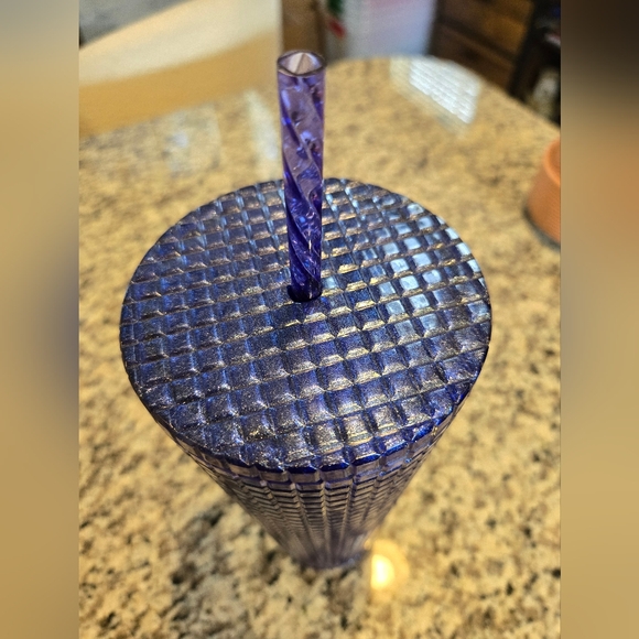 24 oz Starbucks Tumbler Cobalt Blue 2023 Straw and Lid; NEW with tags - Picture 5 of 7